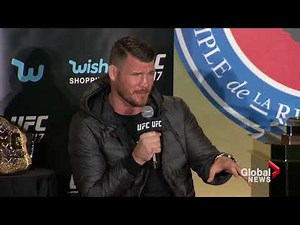 UFC 217 Press conference: GSP, Michael Bisping nearly come to blows in Toronto