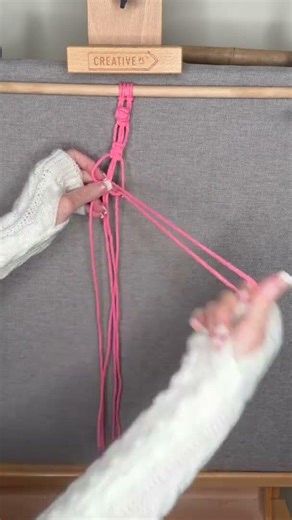 Easy Macrame # 11 - Berry Knots