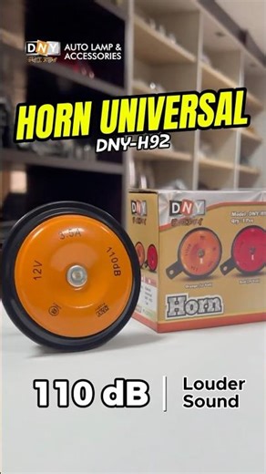 Klakson Standar Kurang Keras? 🔊 Upgrade ke Horn Universal DNY-H92 | 110 dB | 12V & 24V