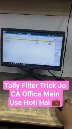 Tally Filter Trick Jo CA Office Mein Use Hoti Hai 💼 | #rightcomputercampus