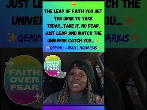 Don't over think it...just leap!