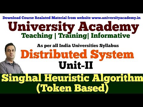 DS16: Distributed Mutual Exclusion | Token based algorithms|Singhal Heuristic Algorithm