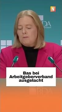 Bärbel Bas bei Arbeitgeberverband ausgelacht