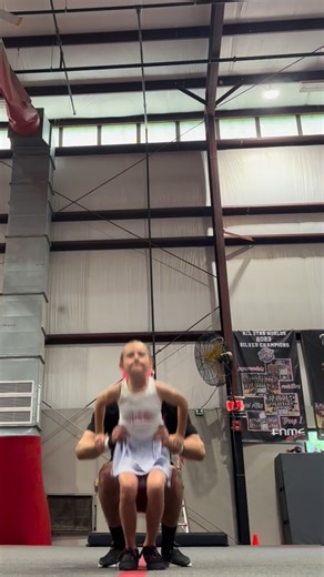 Working on a lib with Adelle…. . #cheer #viral #cheerleading #stunting #stunt #lesson #teacher | Johnpodsednik