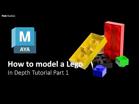 How to model a Lego in Maya tutorial