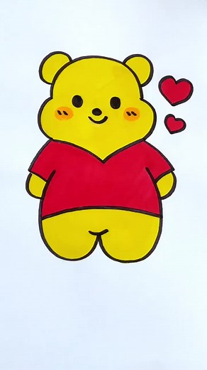 let's draw winnie the pooh 🤩