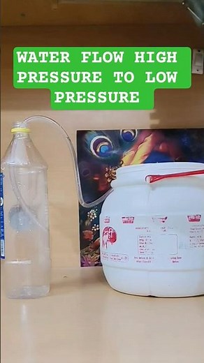 Water flow High pressure to low pressure | Water Flow vs Pressure #experiment