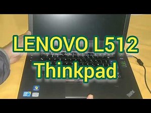 Ordinateur portable Lenovo L512 Thinkpad les caractéristiques