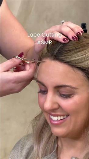 A little ASMR in the lace cutting | Lusta Hair