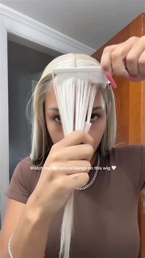 539K views · 4.3K reactions |  How To Cut A Natural Bang On Your Wig Tutorial  | Love My Hairstyles | Facebook