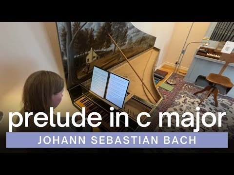 J.S. Bach - Prelude No. 1 in C Major from WTC I, BWV 846:1 | Harpsichord