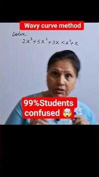 wavy curve method| Inequalities #jeeadvanced #advance #maths #jee #mathsloverscoaching