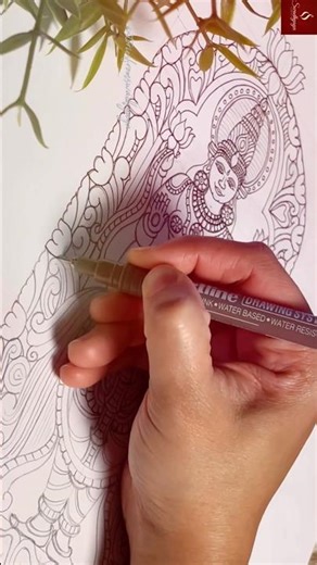 Shilpakala drawing | Goddess Devi Sculpture Art | Indian Traditional Art #shorts #drawing #sculpture