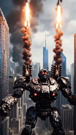 Mechs robot attack earth and superman saves everyone #subscribe