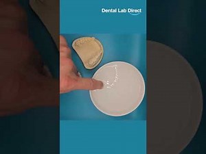 How to self-adjust your flexible partial at home #partialdenture #dentureadhesive #denturecare