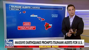 1.9M views · 20K reactions | Meteorologist Steve Bender breaks down "overnight threat" after magnitude 8.8 earthquake triggers tsunami alerts for the U.S. | Fox News | Facebook