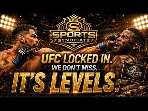 “SPORTS SYNDICATE UFC MODEL 🔥 IT’S LEVELS. THESE UFC PICKS ARE DIFFERENT…4/25/2026 FIGHT CARD