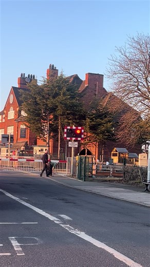 LNER Azuma Train Passing Over Billingham Crossing