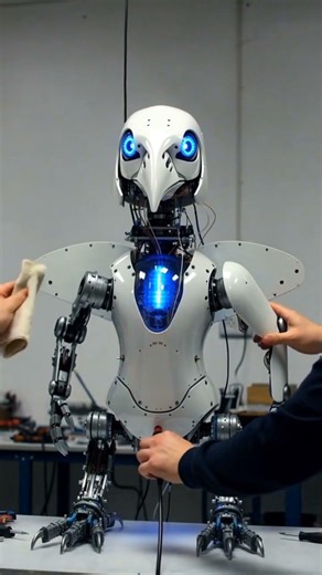 Futuristic AI Robot Bird 🤖🐦 | Next-Level Tech Creation#AIRobot #FutureTech #RobotBird #TechShorts