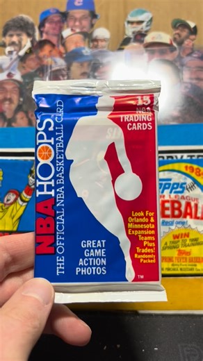 Cards Nostalgia on Instagram: "1989 NBA Hoops Basketball #basketballcards #nbahoops #nbacards #packopening #junkwax"