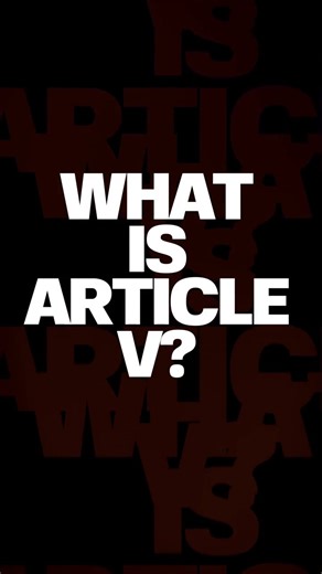 6.9K views · 177 reactions | What is Article V? Learn more about Convention of States at conventionofstates.com #ArticleV #termlimits #conventionofstates #COSProject | Convention of States | Facebook