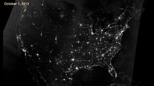 NASA Scientific Visualization Studio | Lighting Paths Across the United States