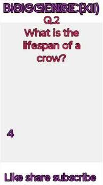 CLASS XII BIO SCIENCE Q 2
