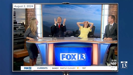 43K views · 991 reactions | My final surprise(s) at FOX 13 News. Can you tell Kelly Chapman and I have been working together for more than 12 years? She has always been one of my biggest cheerleaders. 拾 So grateful for my FOX 13 family. If you missed it-- I'm pressing "pause" on full-time TV for now, I'm looking forward to spending more time with my sweet little family. And our house is going to get extra busy later this winter... ❤ | Allison Croghan | Facebook