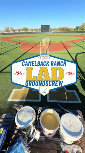 Fresh Paint Touch-Up at Dodger Stadium