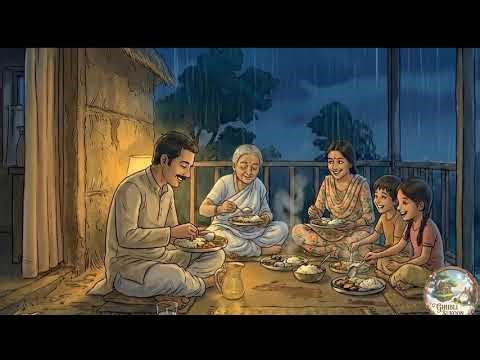 A Stormy Night in the 1990s | Nostalgic Village Rain & Power Outage | Cozy ASMR