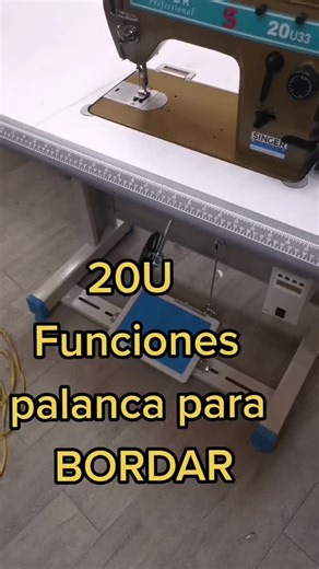 Funciones de la Máquina de Coser Singer 20U