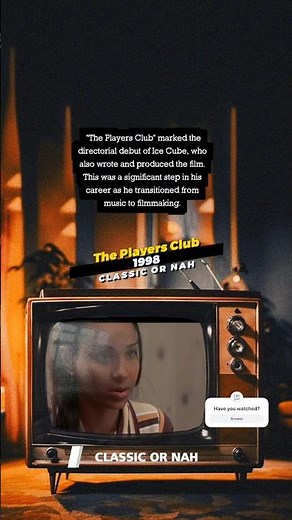 Did you watch The Players Club (1998)
