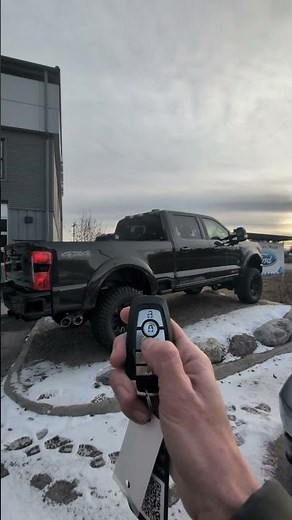 Black F250 Black Widow remote start video