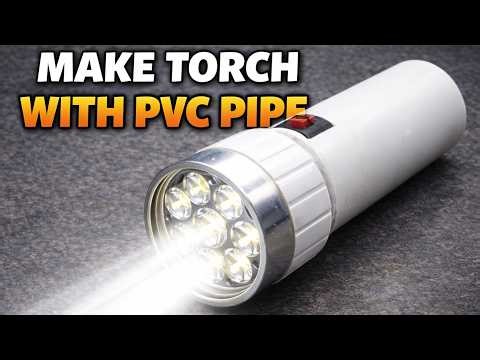 How to Make Powerful Torch Light with Lithium Battery 🔦 | Super Bright DIY