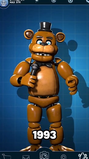 The evolution of the freddy #fnaf #freddyfazbear