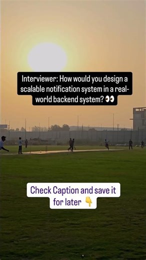 Notification System Design👇