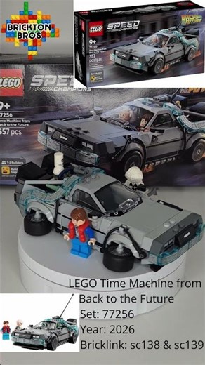 Great Scott! LEGO Back to the Future DeLorean ⚡