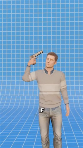 If you shoot a gun straight 😨