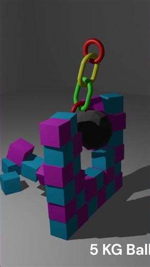 Blender Animation : Wrecking Ball #shorts #blender #memes