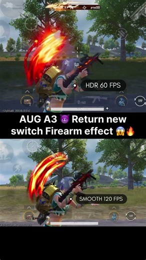 NEW Aug Switch Firearm Effect #bgmi #pubgmobile