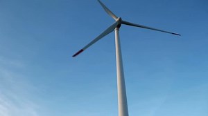 Energy Wind Turbines Turn On Blue Stock Footage Video (100% Royalty-free) 8297089 | Shutterstock