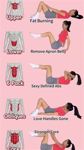 5 exercicios para ficar com a barriga chapada🔥 #exercícios #barrigachapada