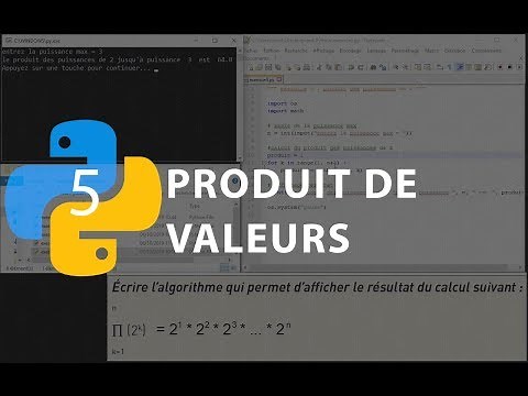Python n°5 : Produit de valeurs