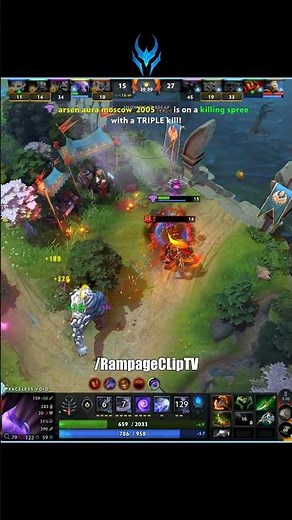 Faceless Void’s Chrono = Rampage ⏳💥 #dota2