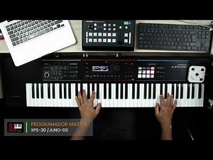 Roland JUNO-DS 76 ( Pattern Sequencer DEMO )