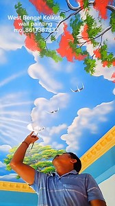 1.5M views · 33K reactions | Sky blue 礪sealing 3D printing #trendingreels #InteriorDesign #viralreelsシ #viral #reels #art #home #ideas #artist #interior #shorts #homedecor #painting #facebook #trending #design | KS Sakib painting | Facebook