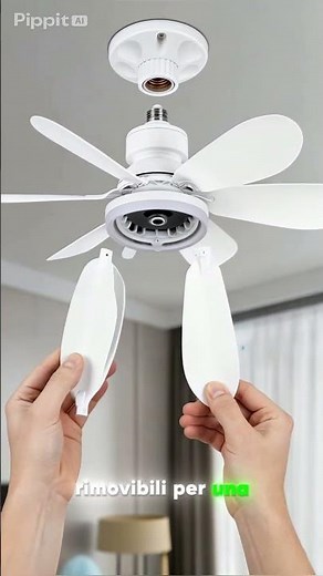 Basta Sudare! Il Ventilatore da Soffitto che Si Avvita Come una Lampadina