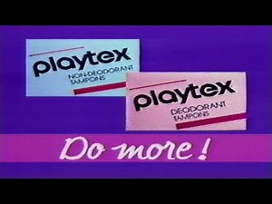 1980s - Playtex Tampons Commercial