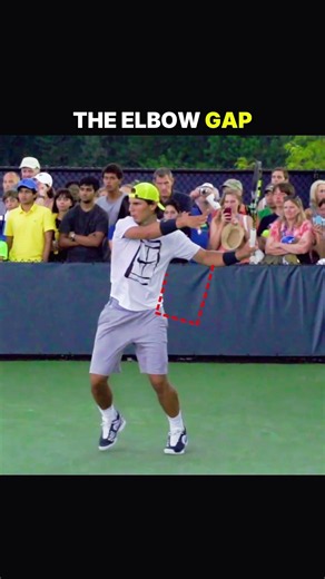 The "Elbow Gap" Secret Behind Nadal's Forehand 🎾