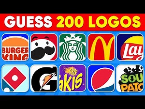 Guess the Logo in 2 Seconds | 200 Famous Logos 🥇🍏 | Food & Drink Edition | Logo Quiz Challenge 2025